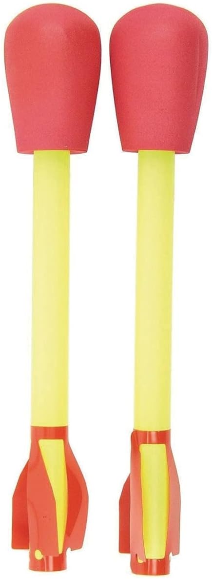Stomp Rocket Ultra Rocket Refills, 2 Rockets - Replacement Foam-Tipped Rockets