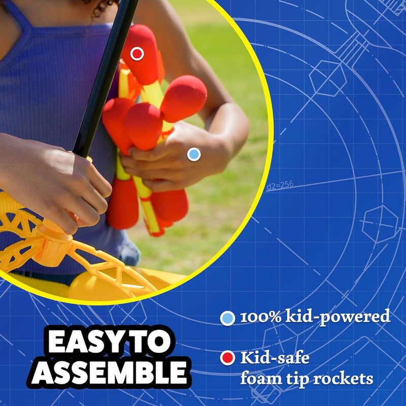 Stomp Rocket Ultra Rocket Refills, 2 Rockets - Replacement Foam-Tipped Rockets