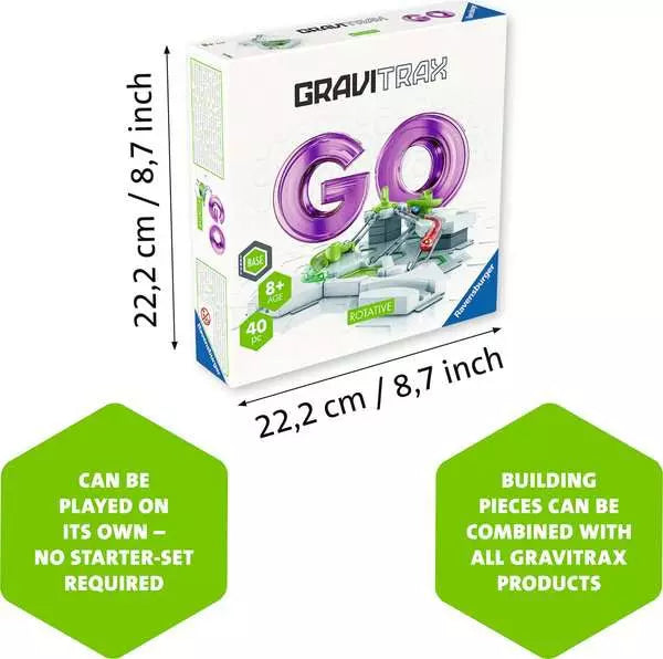 GraviTrax GO Rotative - Marble run for kids and adults