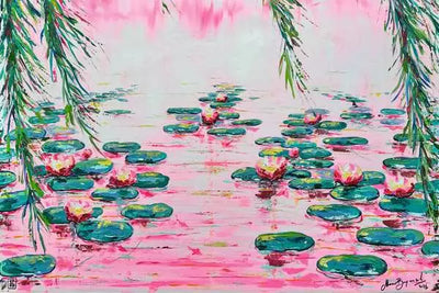 Jigsaw Puzzle Pink Water Lillies - 4000 Pieces Puzzle