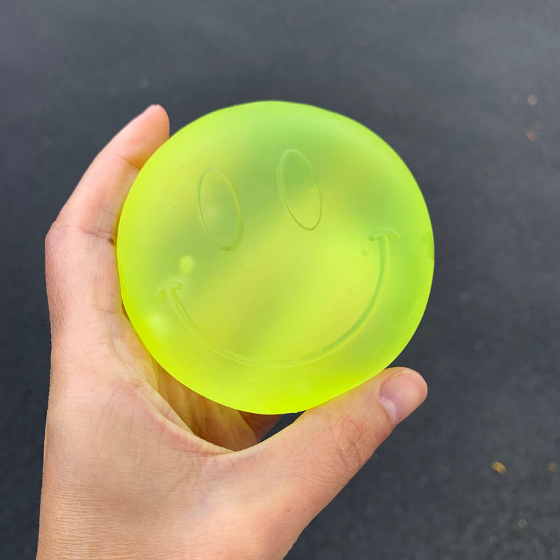 Super Duper Sugar Squisher Toy- Happy Face