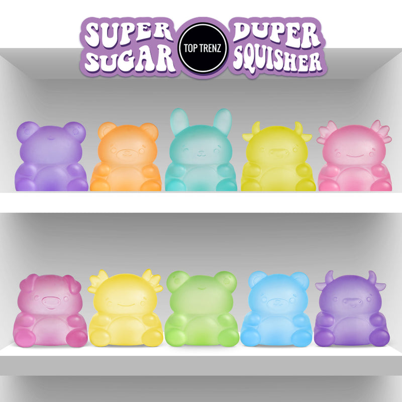 Super Duper Sugar Squisher Toy- Cow
