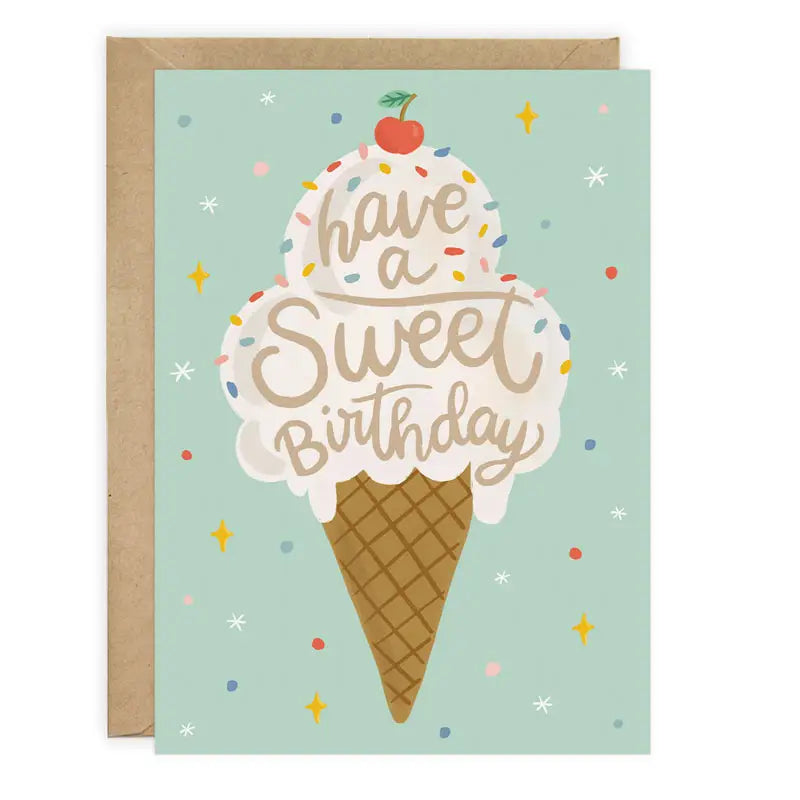 Have a Sweet Birthday—Icecream Birthday Card