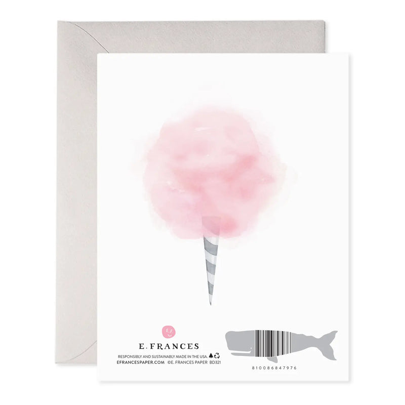 Sweet Birthday Wishes Cotton Candy Card