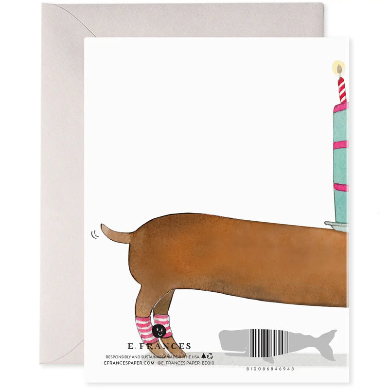 Slinky Dog Birthday Wishes Card