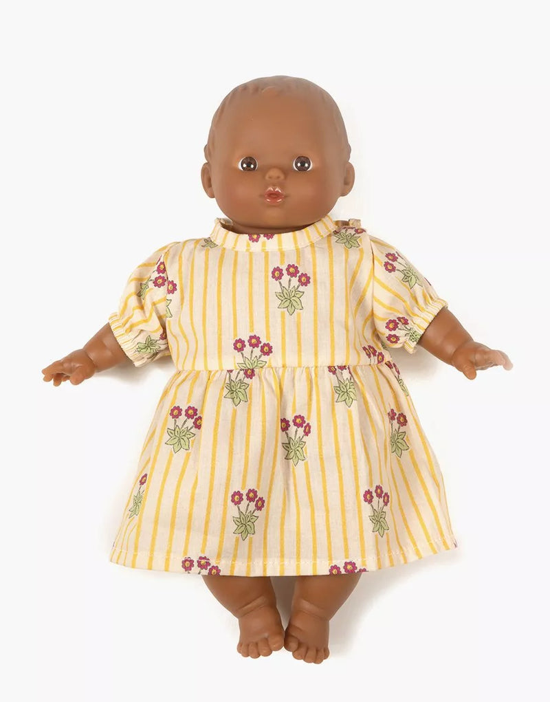 Faustine dress with ballon sleeves in cotton Daisy