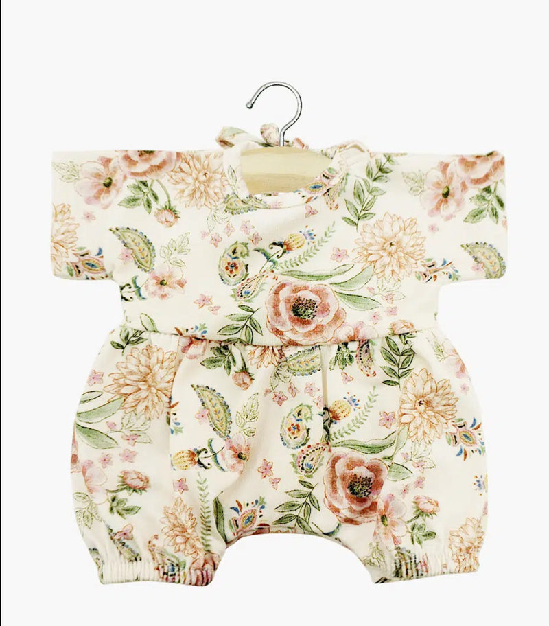 Noa cotton romper in Lili-Rose