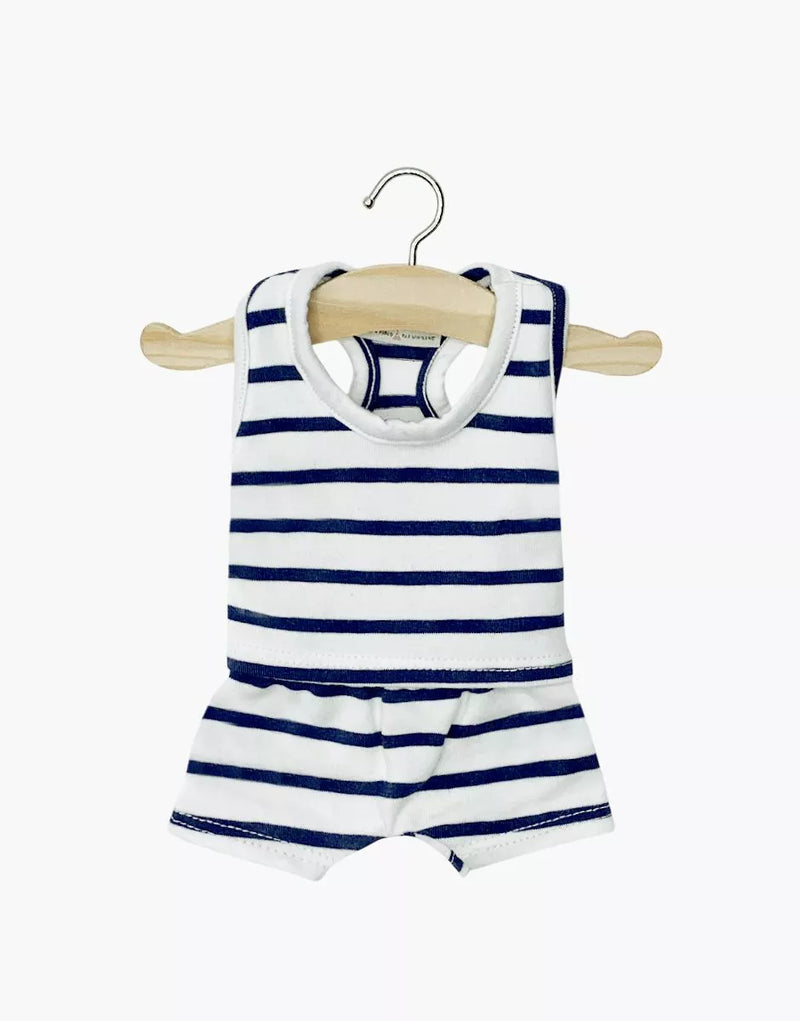 Marcel boy’s underwear in navy blue striped jersey