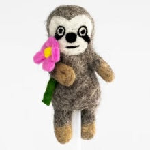 Felt Finger Puppet Sloth
