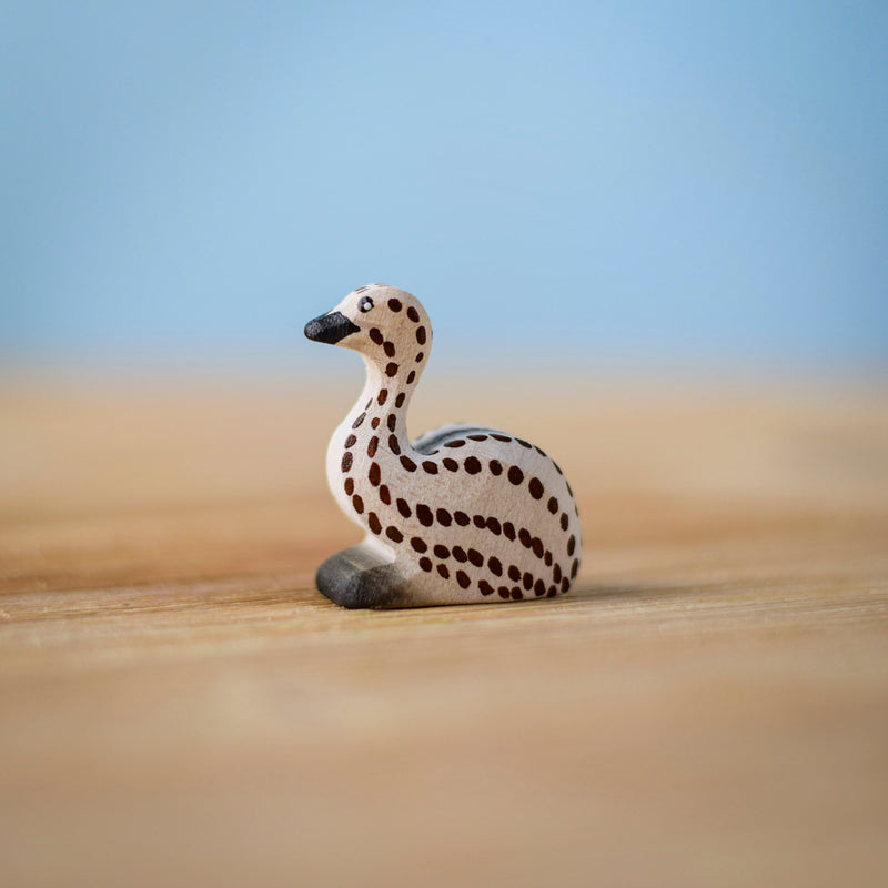 Emu Chick Sitting