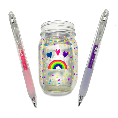 Jelly Gloss Neon Multi-Surface Deco Gel Pens (set of 6)