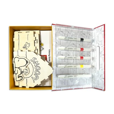 Peanuts:  Color-In’ Wooden Birdhouse Kit