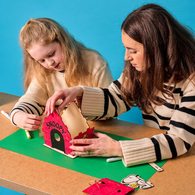 Peanuts:  Color-In’ Wooden Birdhouse Kit
