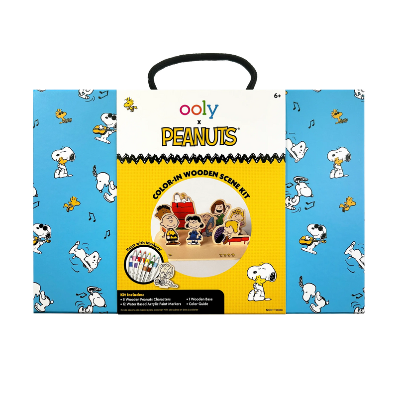 Peanuts:  Color-In’ Wooden Scene Kit