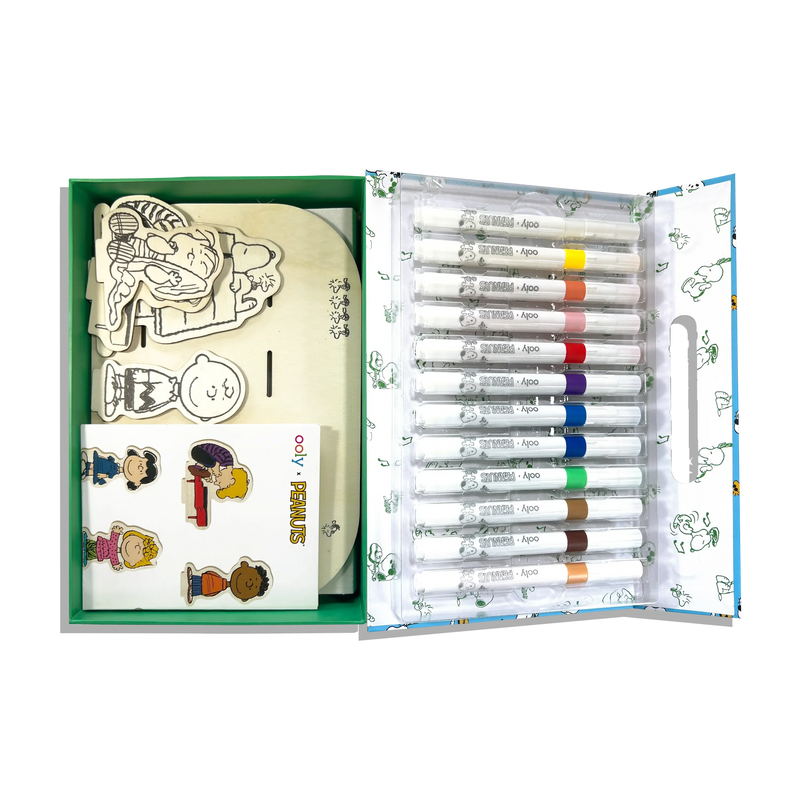 Peanuts:  Color-In’ Wooden Scene Kit