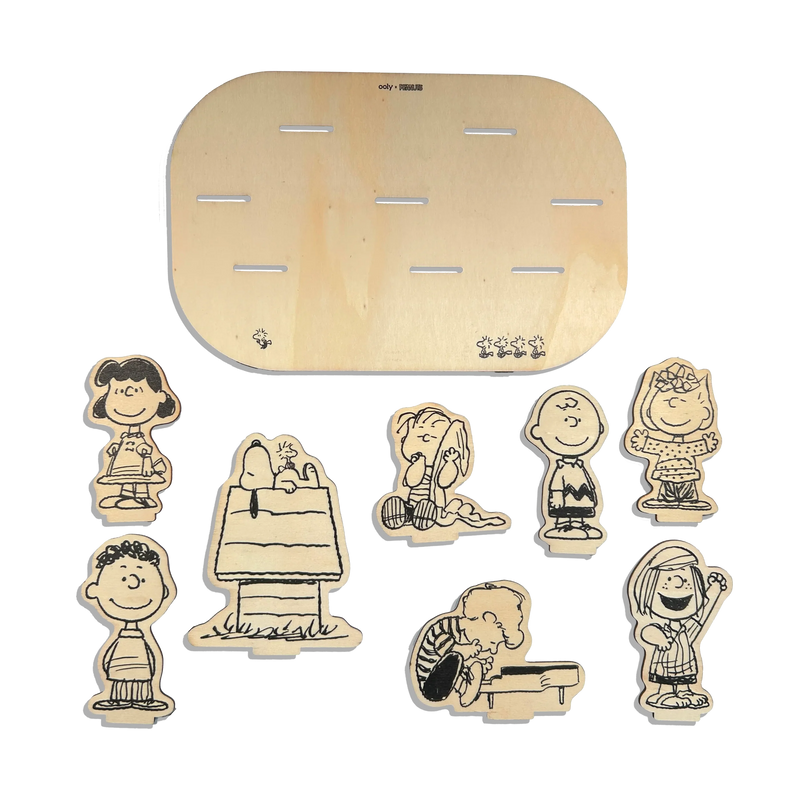 Peanuts:  Color-In’ Wooden Scene Kit
