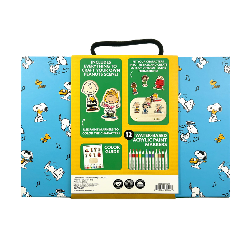 Peanuts:  Color-In’ Wooden Scene Kit