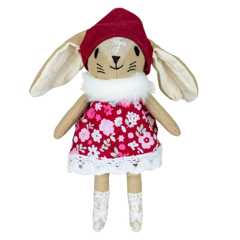 Christmas Mice—Girl Winter Bunny