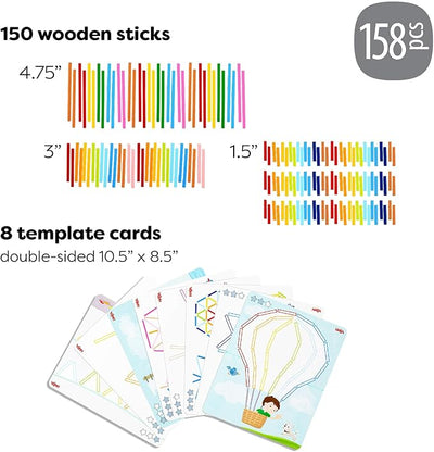 Stabix Wooden Arranging & Matching Game
