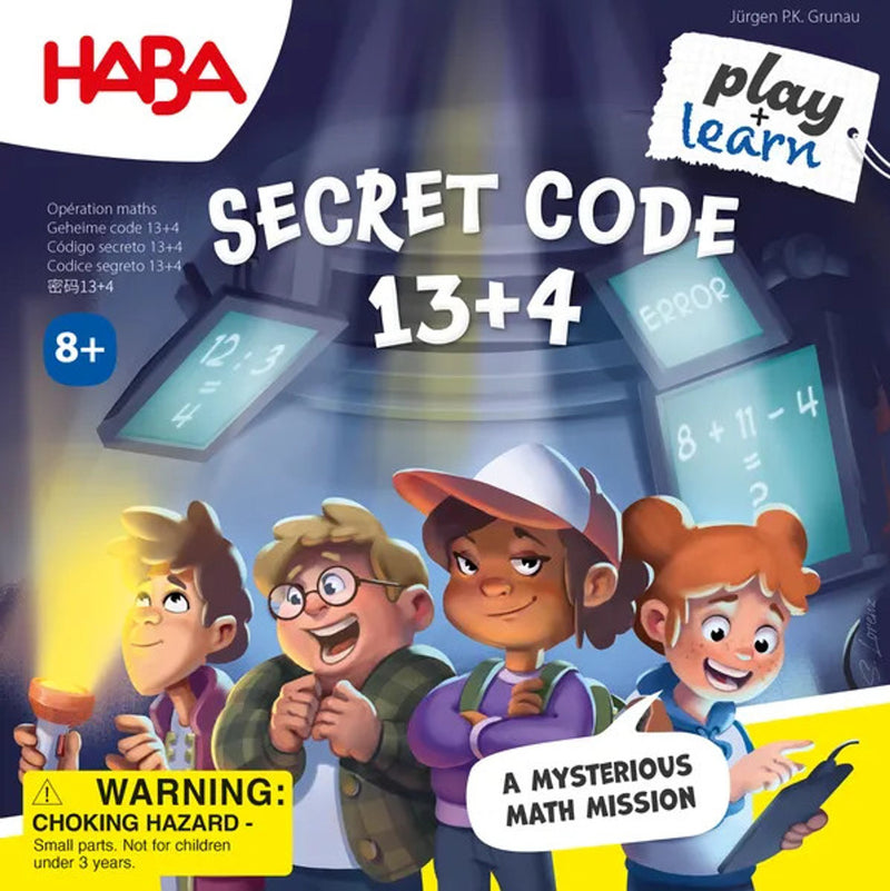 Secret Code 13+4 Math Game