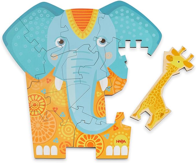 Elephant 2-in-1 Wooden Puzzle