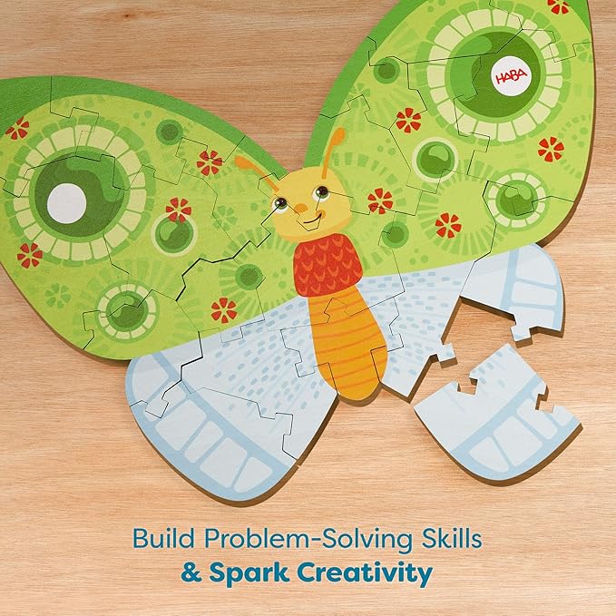 Butterfly 2-in-1 Wooden Puzzle