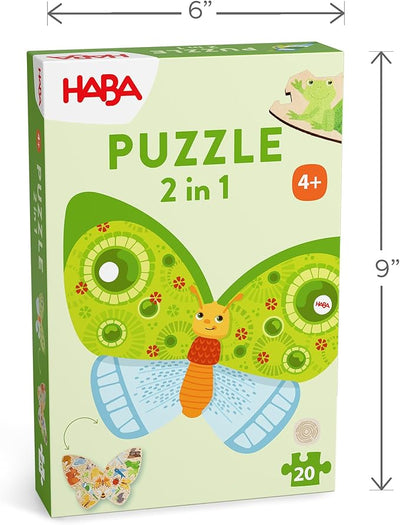 Butterfly 2-in-1 Wooden Puzzle