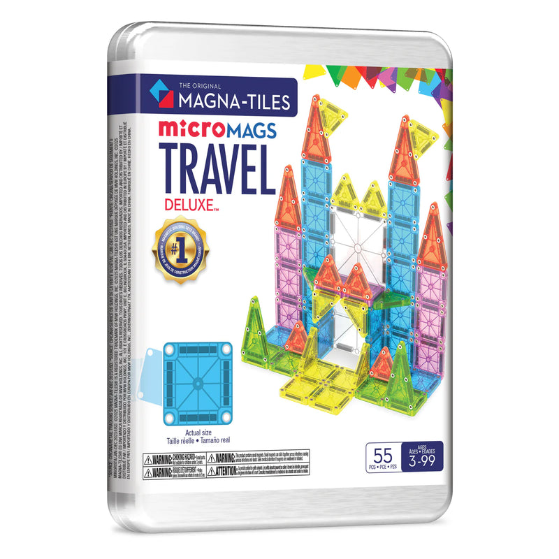 Magna Tiles MicroMAGs Travel Deluxe 55-Piece Set