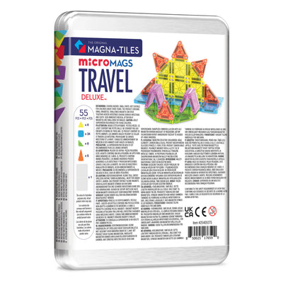 Magna Tiles MicroMAGs Travel Deluxe 55-Piece Set