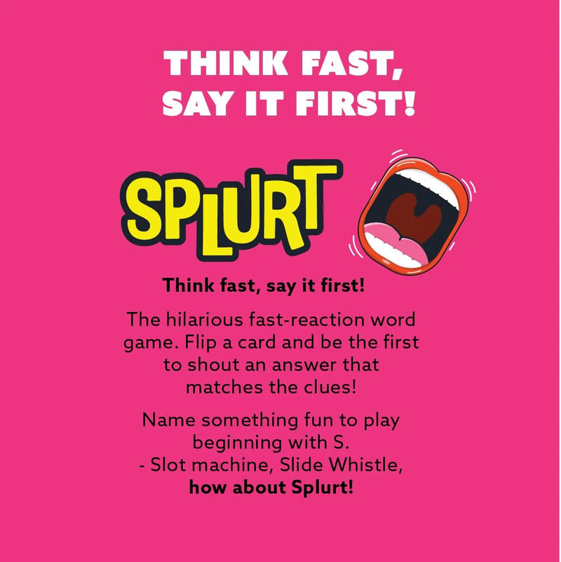Splurt Text Party to Go - Splurt – Flying Pig Toys