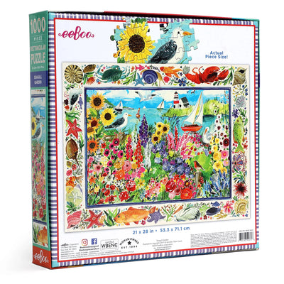 Seagull Garden 1000 Piece Rectangle Puzzle