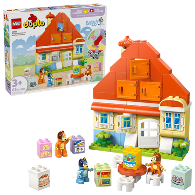 Bluey's Family House with Memory Game