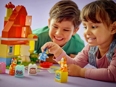 Bluey's Family House with Memory Game