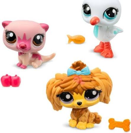 Littlest Pet Shop - Pet Trio in Tube - Series 2