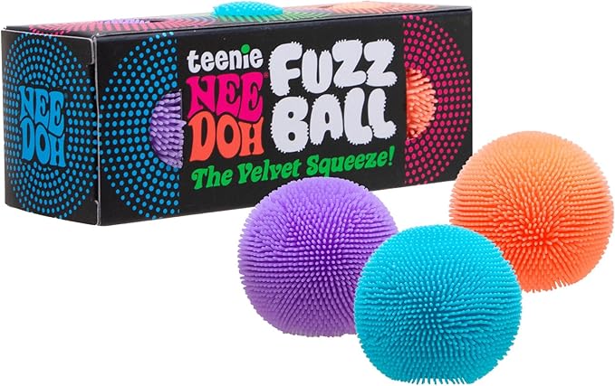 Needoh Teenie Fuzz Ball The Velvet Squeeze!