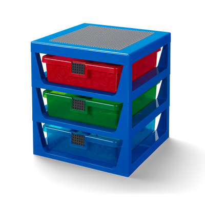 Transparent Blue LEGO® Rack System