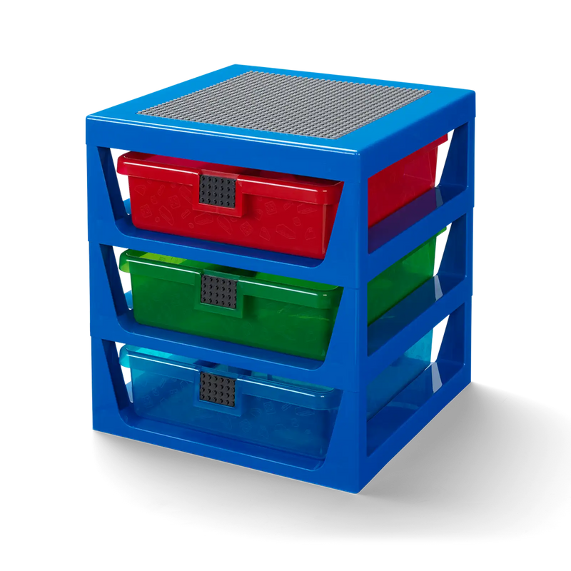 Transparent Blue LEGO® Rack System