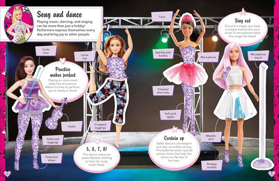 Barbie Dress-Up Sticker Book