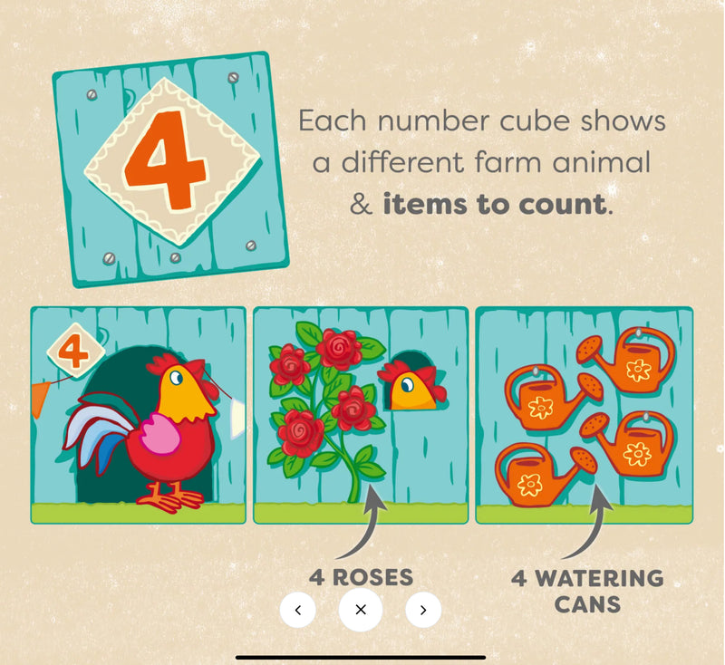 On the Farm Cardboard Stacking & Nesting Cubes