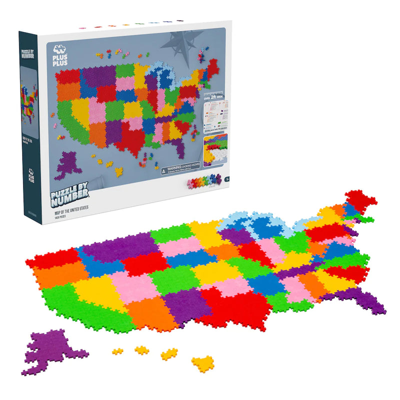 PUZZLE BY NUMBER® - MAP OF THE UNITED STATES