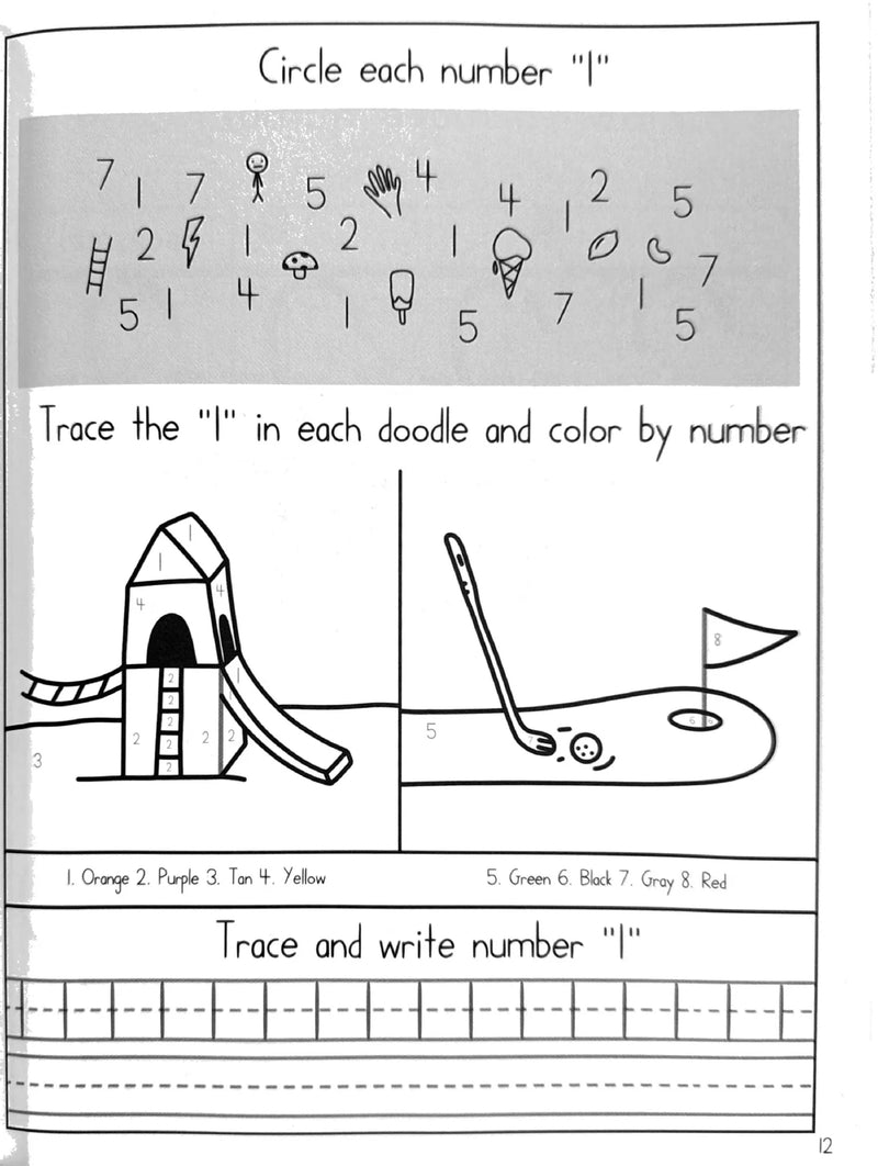 Doodles Help Handwriting—Number Formation