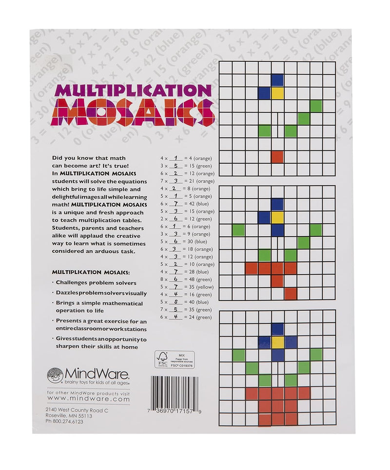 Math Mosaics:  Multiplication
