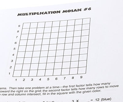 Math Mosaics:  Multiplication