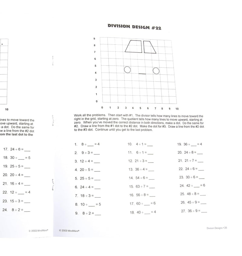 Math Mosaics:  Division