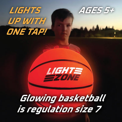 Glow Basketball Court Set with Bonus Hoop Lights