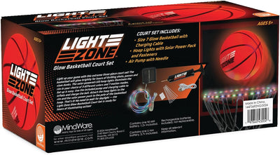 Glow Basketball Court Set with Bonus Hoop Lights