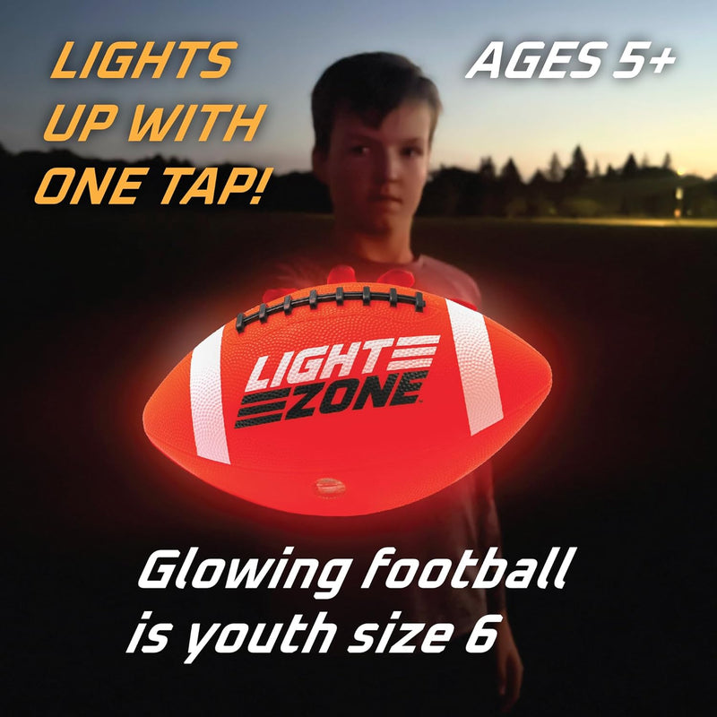 Glow Football Field Set with Bonus Kick-off Tee