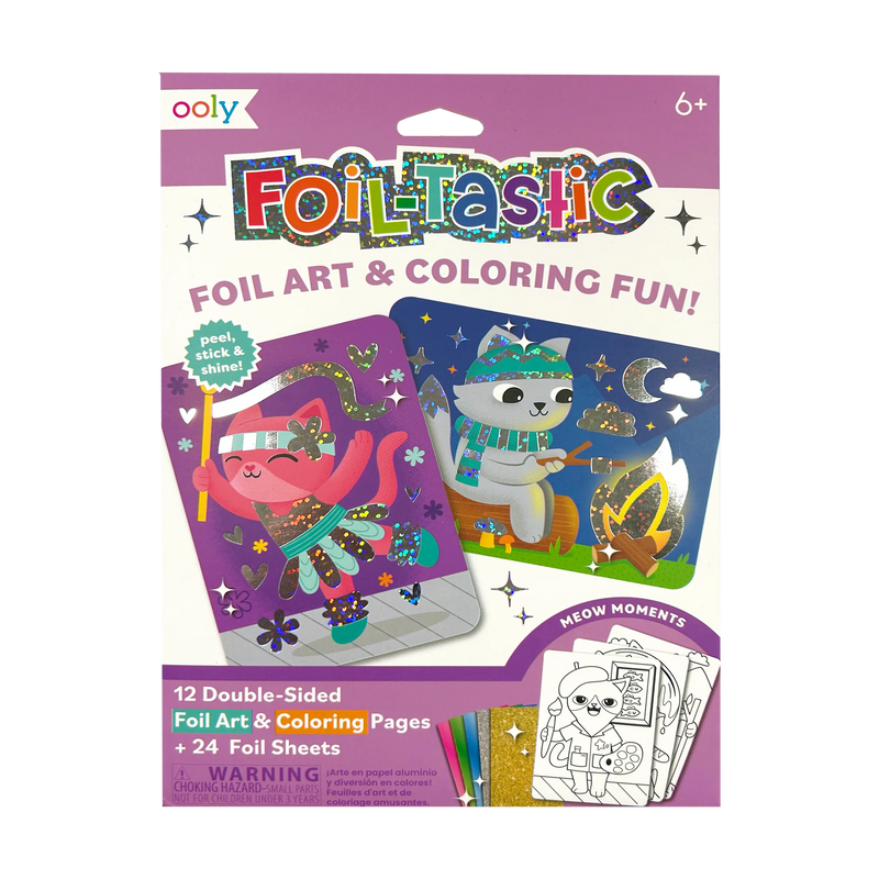 Foil-tastic Foil Art & Coloring Set - Meow Moments