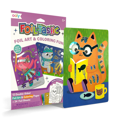 Foil-tastic Foil Art & Coloring Set - Meow Moments