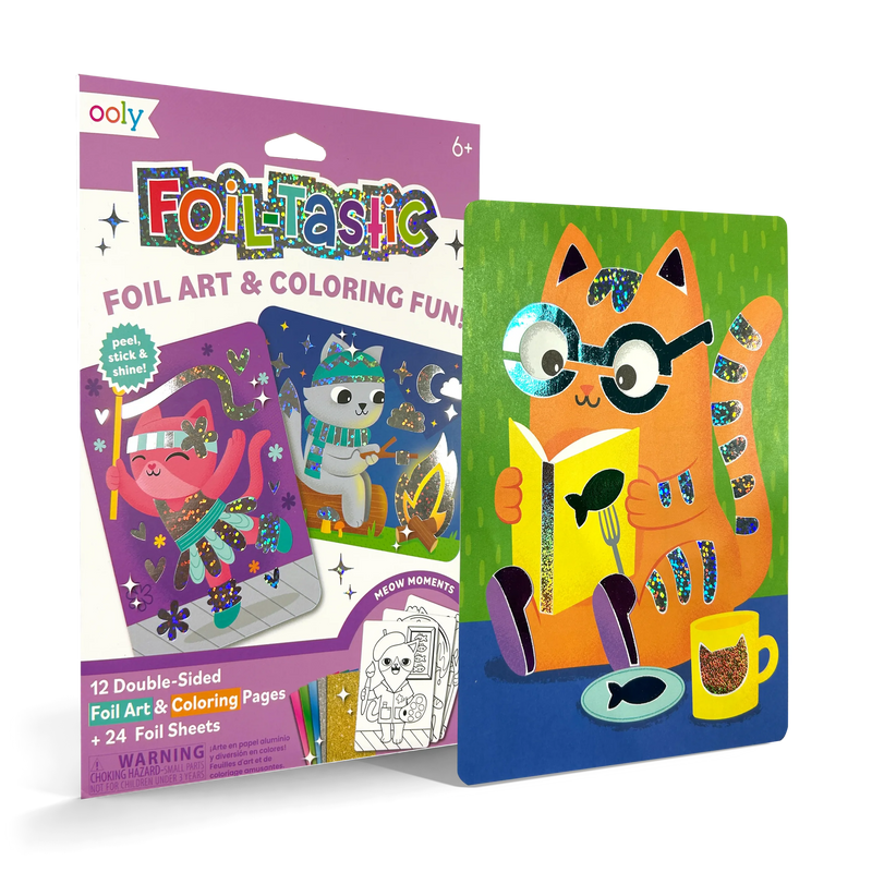 Foil-tastic Foil Art & Coloring Set - Meow Moments